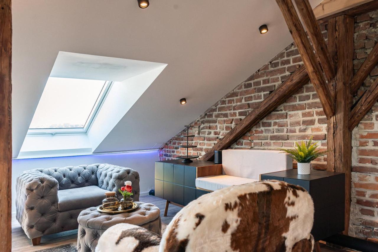 Crest - Riverside Lofts Mit Parken I Balkon I Kueche I Regendusche Passau Exterior foto