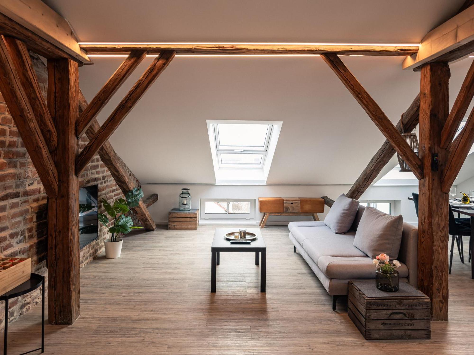 Crest - Riverside Lofts Mit Parken I Balkon I Kueche I Regendusche Passau Exterior foto